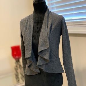 Wool sweater jacket